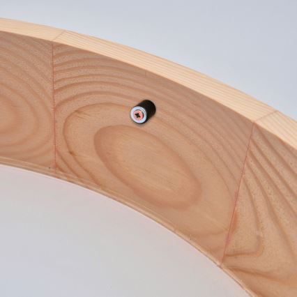 Plafonjera NATURAL 2xE27/60W/230V ø 37 cm bor