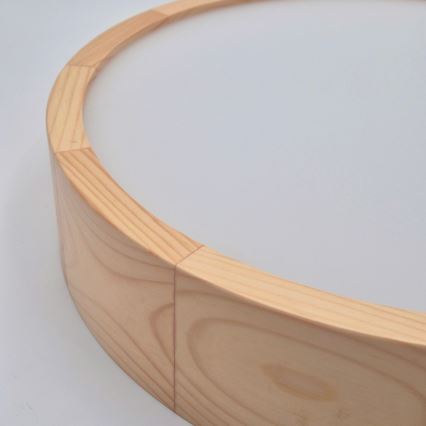 Plafonjera NATURAL 2xE27/60W/230V ø 37 cm bor