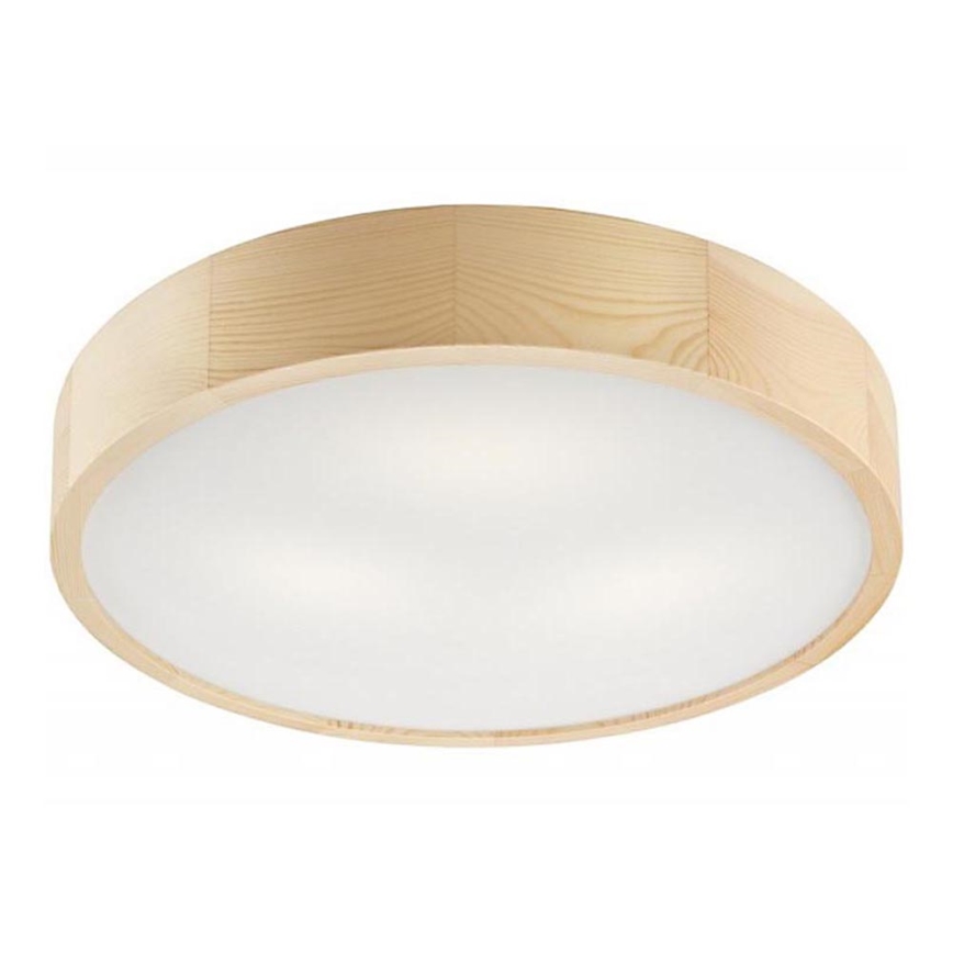 Plafonjera NATURAL 3xE27/60W/230V ø 47 cm bor