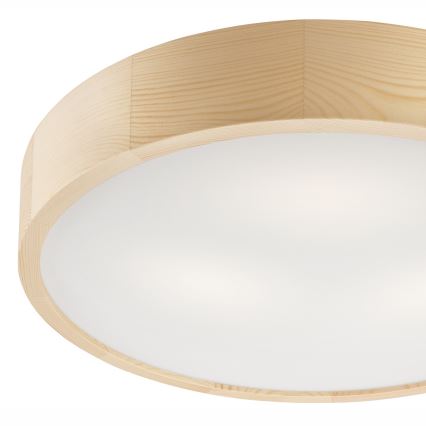 Plafonjera NATURAL 3xE27/60W/230V ø 47 cm bor