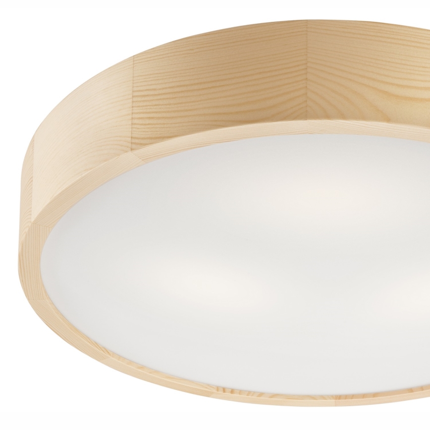 Plafonjera NATURAL 3xE27/60W/230V ø 47 cm bor