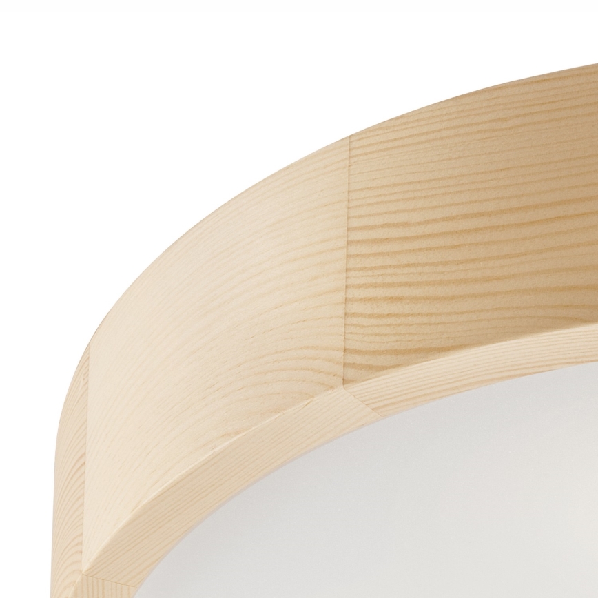 Plafonjera NATURAL 3xE27/60W/230V ø 47 cm bor