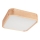 Plafonjera NATURAL SQUARE 2xE27/15W/230V 35x35 cm bor