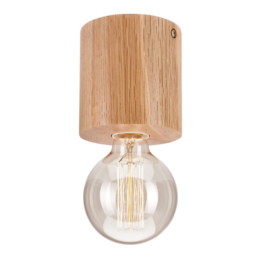 Plafonjera OAK 1xE27/60W/230V hrast pr. 10,5 cm