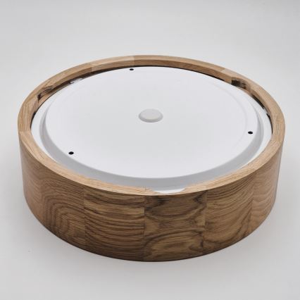Kup. zidna svetiljka OAK 2xE27/15W/230V IP54 hrast ø 27 cm