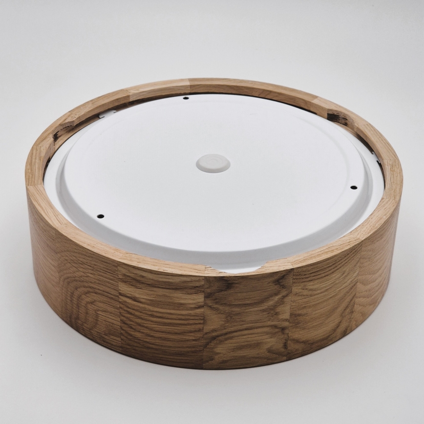 Kup. zidna svetiljka OAK 2xE27/15W/230V IP54 hrast ø 27 cm