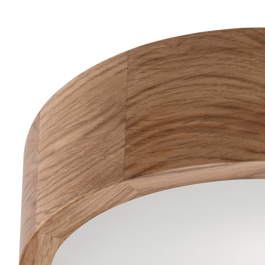 Kup. zidna svetiljka OAK 2xE27/15W/230V IP54 hrast ø 27 cm