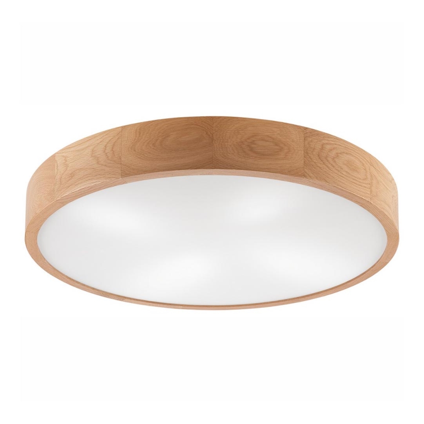 Plafonjera OAK 4xE27/60W/230V ø 57,5 cm hrast