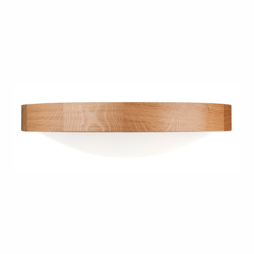 Plafonjera OAK SLIM 2xE27/60W/230V hrast ø 37 cm