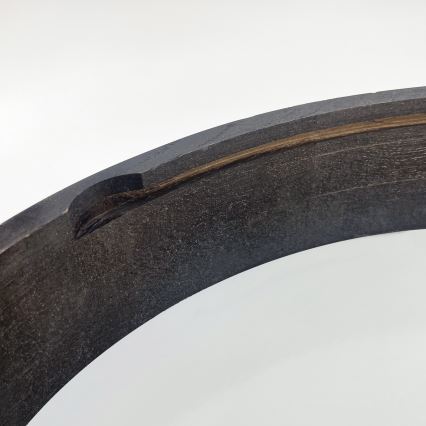 Plafonjera OAK SMOKY 1xE27/15W/230V ø 27,5 cm hrast/tam. smeđa