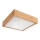 Plafonjera OAK SQUARE 2xE27/60W/230V hrast 37,5 cm