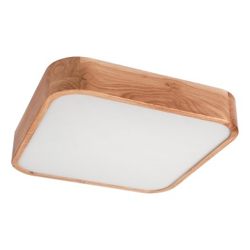 Plafonjera OAK SQUARE 4xE27/15W/230V 45x45 cm hrast