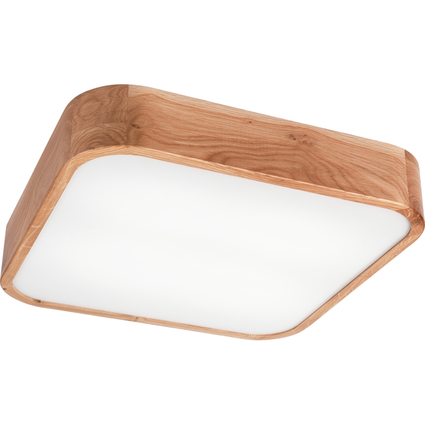 Plafonjera OAK SQUARE 4xE27/15W/230V 45x45 cm hrast