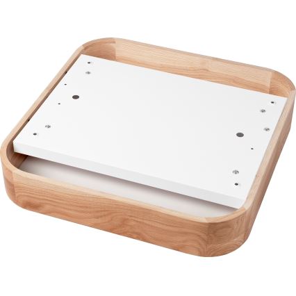 Plafonjera OAK SQUARE 4xE27/15W/230V 45x45 cm hrast