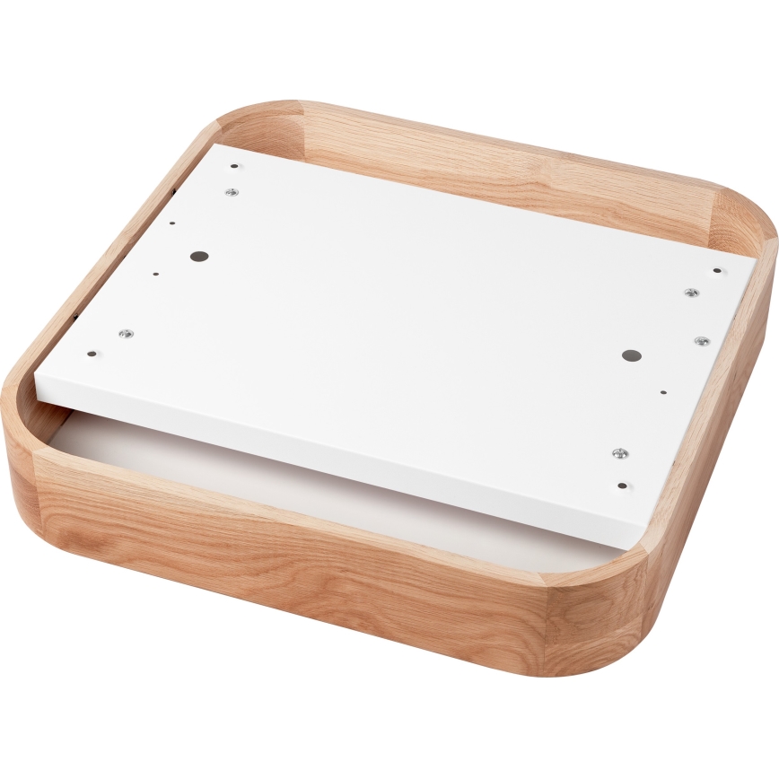 Plafonjera OAK SQUARE 4xE27/15W/230V 45x45 cm hrast