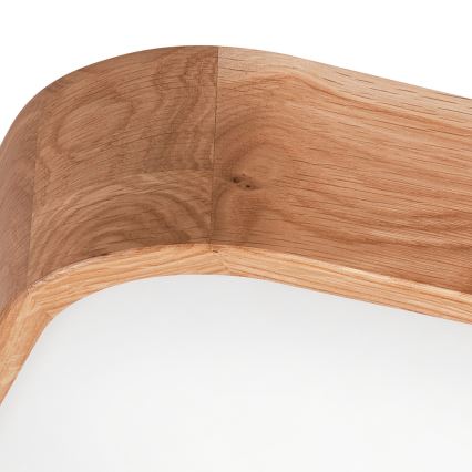 Plafonjera OAK SQUARE 4xE27/15W/230V 45x45 cm hrast