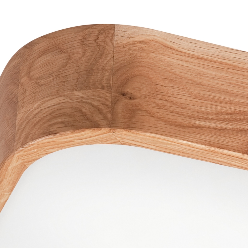 Plafonjera OAK SQUARE 4xE27/15W/230V 45x45 cm hrast
