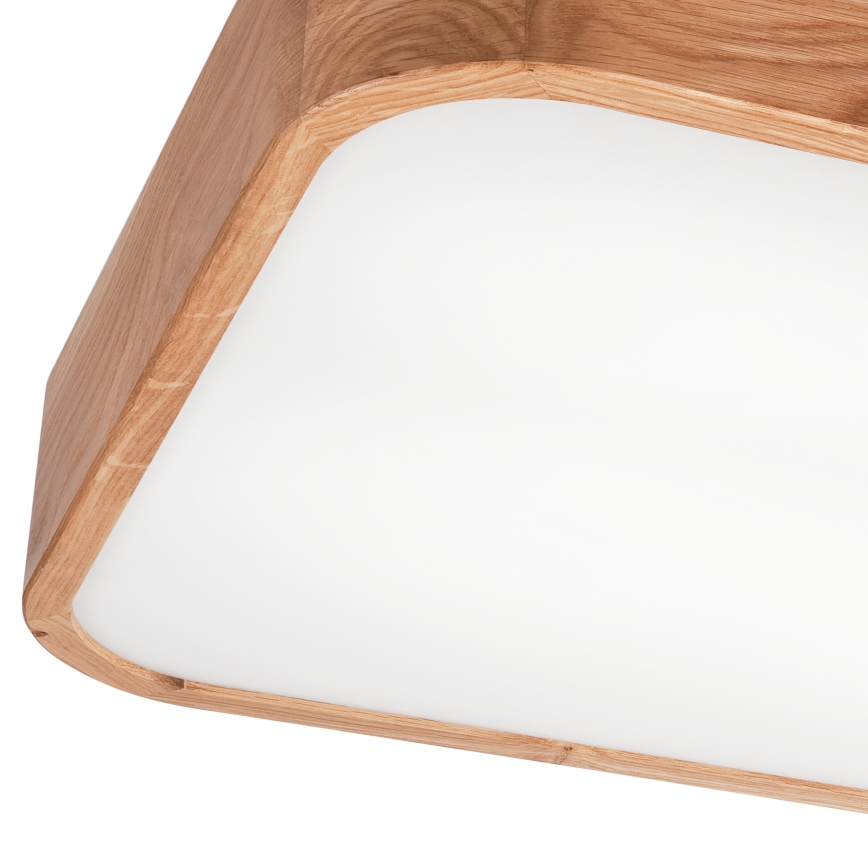 Plafonjera OAK SQUARE 4xE27/15W/230V 45x45 cm hrast