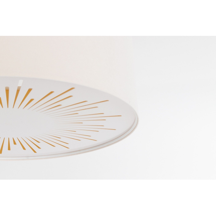 Plafonjera RAYS 2xE27/60W/230V pr. 60 cm bela