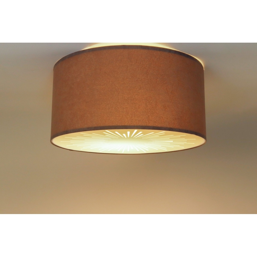 Plafonjera RAYS 2xE27/60W/230V pr. 60 cm siv