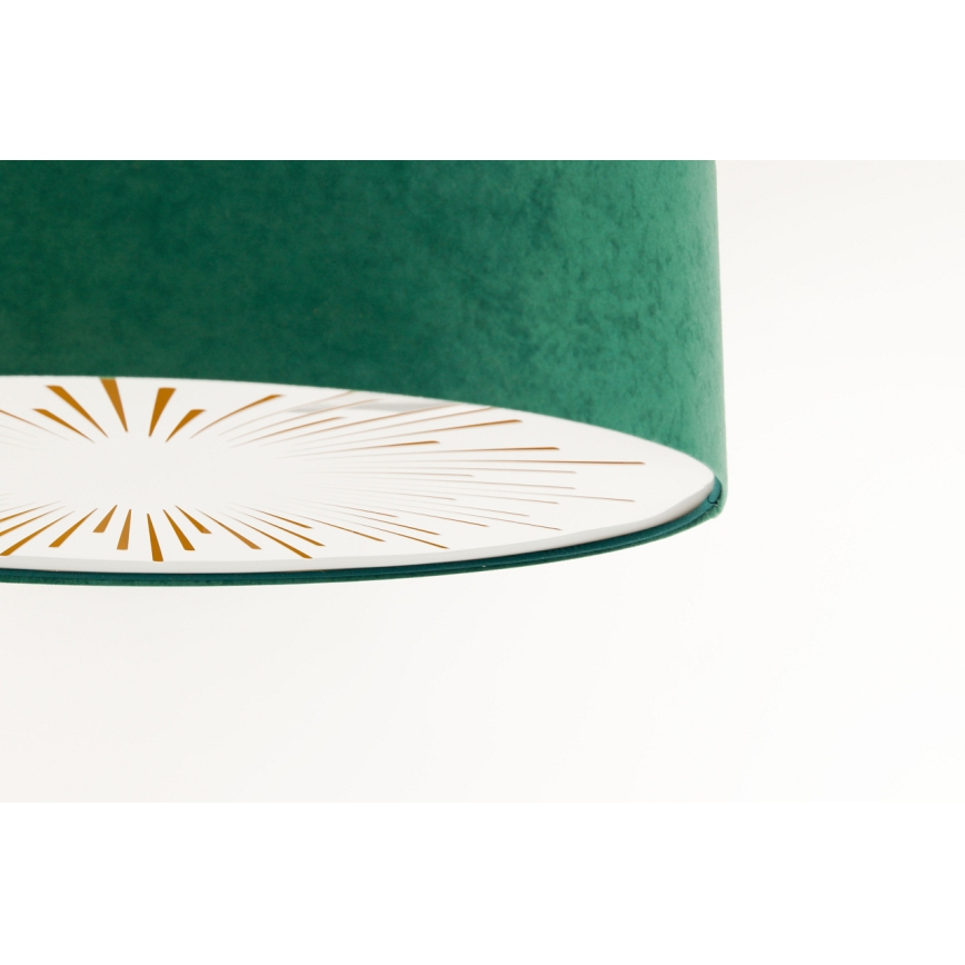 Plafonjera RAYS 2xE27/60W/230V pr. 60 cm zelena