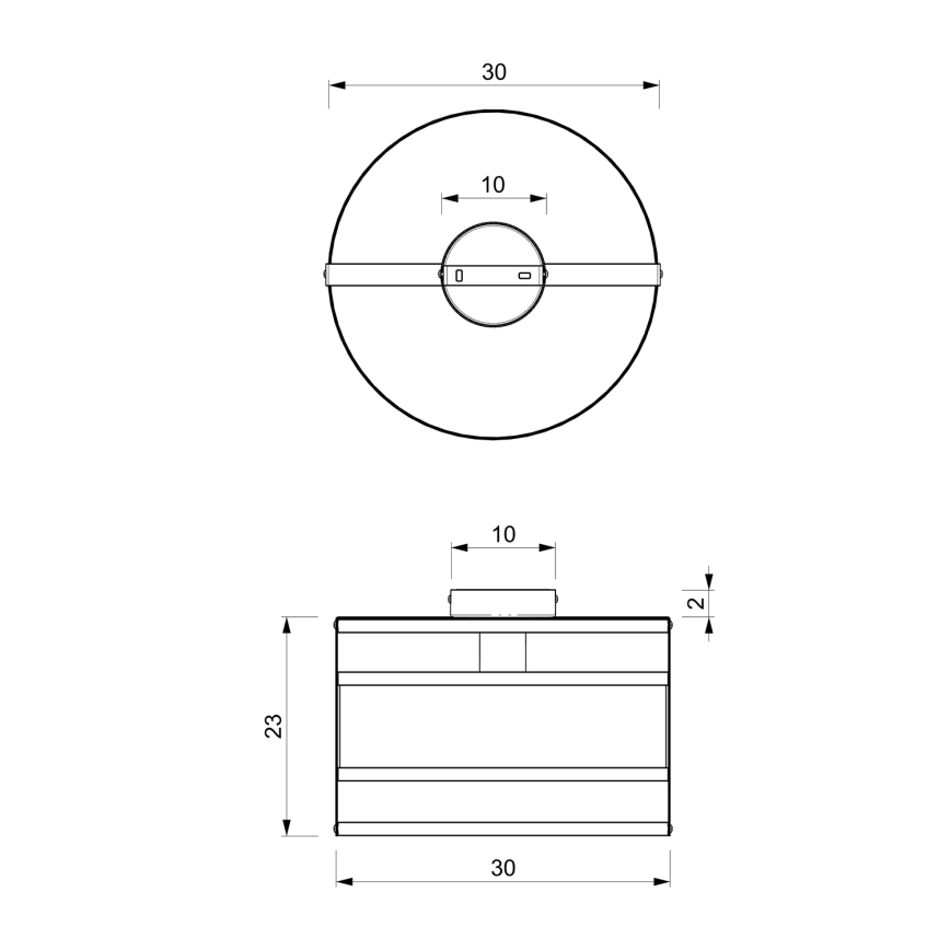 Plafonjera RIM 1xE27/60W/230V