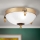 Plafonjera ROCCA 2xE27/60W/230V pr. 31 cm bronzana/bela