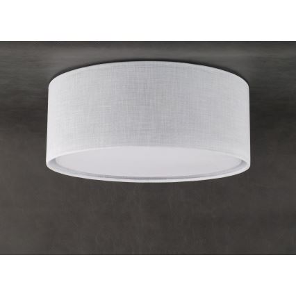 Plafonjera RONDO 4xE27/15W/230V pr. 45 cm bela