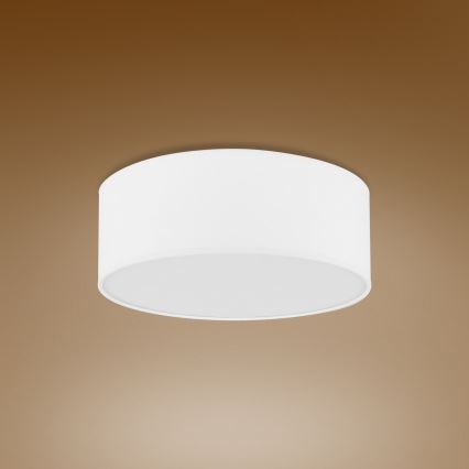 Plafonjera RONDO 4xE27/15W/230V pr. 45 cm bela