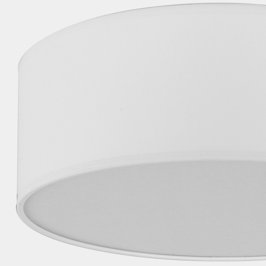 Plafonjera RONDO 4xE27/15W/230V pr. 45 cm bela