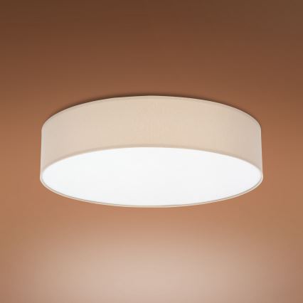 Plafonjera RONDO 4xE27/15W/230V pr. 61 cm bež