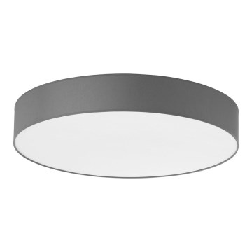Plafonjera RONDO 6xE27/15W/230V pr. 80 cm siv