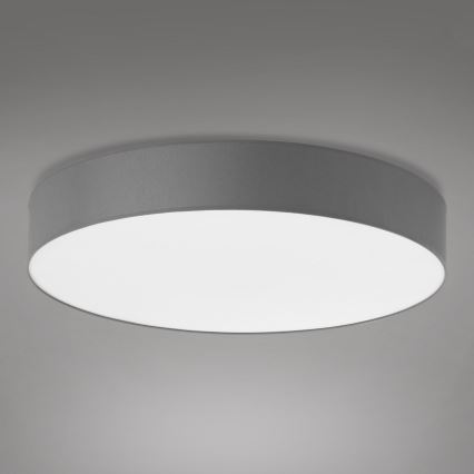 Plafonjera RONDO 6xE27/15W/230V pr. 80 cm siv