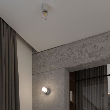 Plafonjera SALGADO 1xE27/60W/230V beton