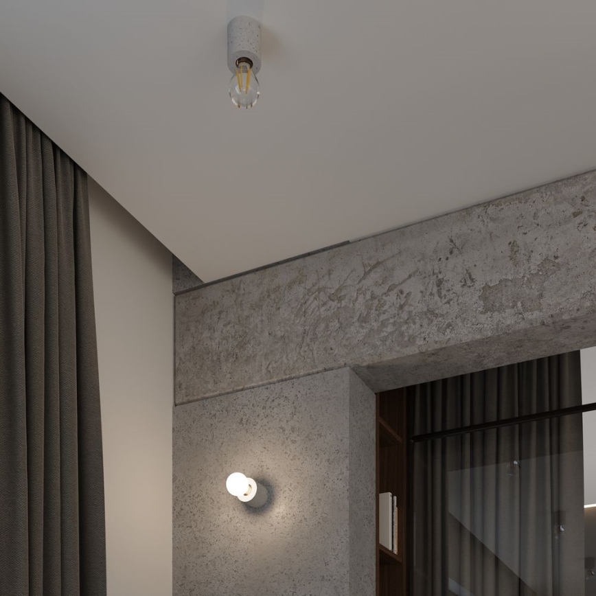 Plafonjera SALGADO 1xE27/60W/230V beton