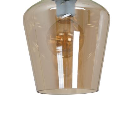 Plafonjera SANTIAGO 1xE27/60W/230V braon