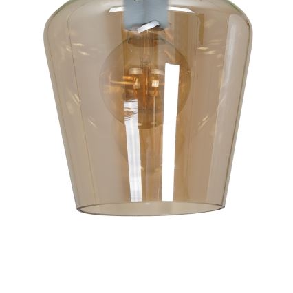Plafonjera SANTIAGO 1xE27/60W/230V braon