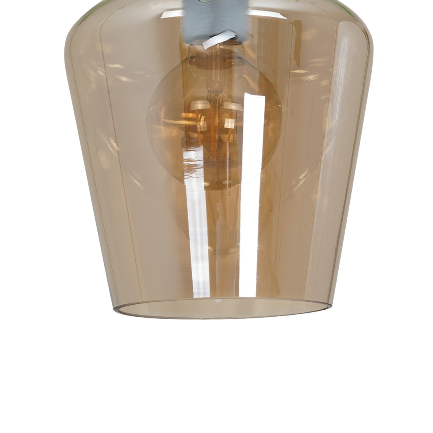 Plafonjera SANTIAGO 1xE27/60W/230V braon