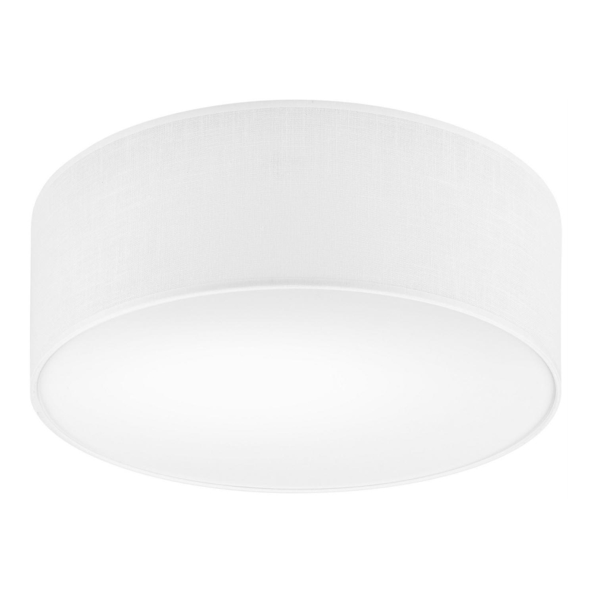 Plafonjera SIRJA DOUBLE 2xE27/15W/230V pr. 35 cm bela