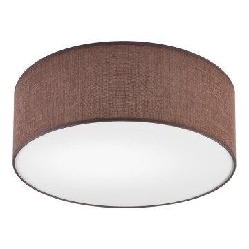 Plafonjera SIRJA DOUBLE 2xE27/15W/230V pr. 35 cm braon