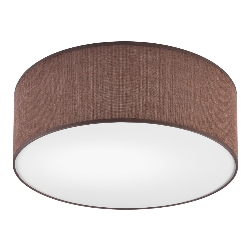 Plafonjera SIRJA DOUBLE 2xE27/15W/230V pr. 35 cm braon