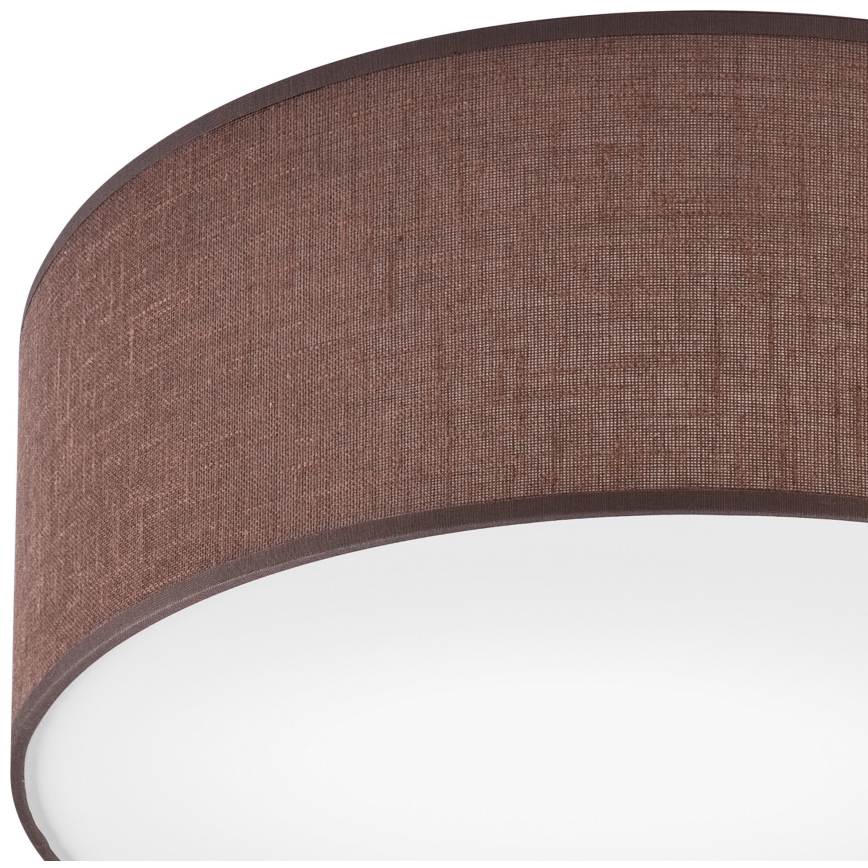 Plafonjera SIRJA DOUBLE 2xE27/15W/230V pr. 35 cm braon