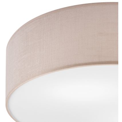 Plafonjera SIRJA DOUBLE 4xE27/15W/230V pr. 45 cm bež
