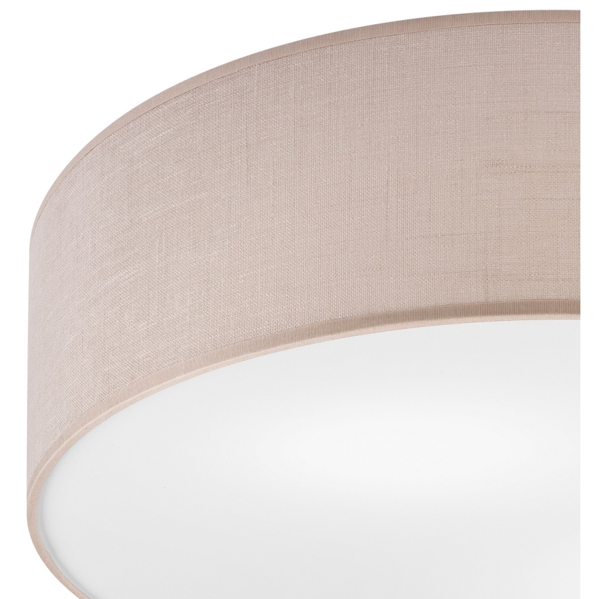 Plafonjera SIRJA DOUBLE 4xE27/15W/230V pr. 45 cm bež