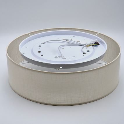 Plafonjera SIRJA DOUBLE 4xE27/15W/230V pr. 45 cm krem