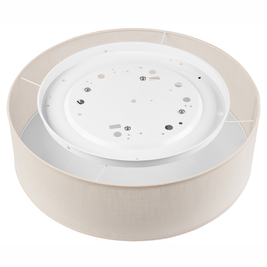 Plafonjera SIRJA DOUBLE 4xE27/15W/230V pr. 45 cm krem