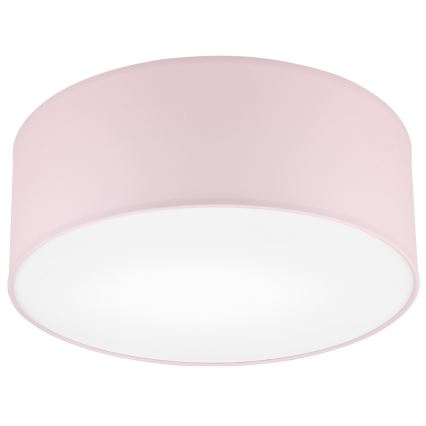 Plafonjera SIRJA PASTEL 1xE27/60W/230V pr. 35 cm roze