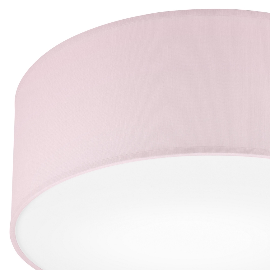 Plafonjera SIRJA PASTEL 1xE27/60W/230V pr. 35 cm roze
