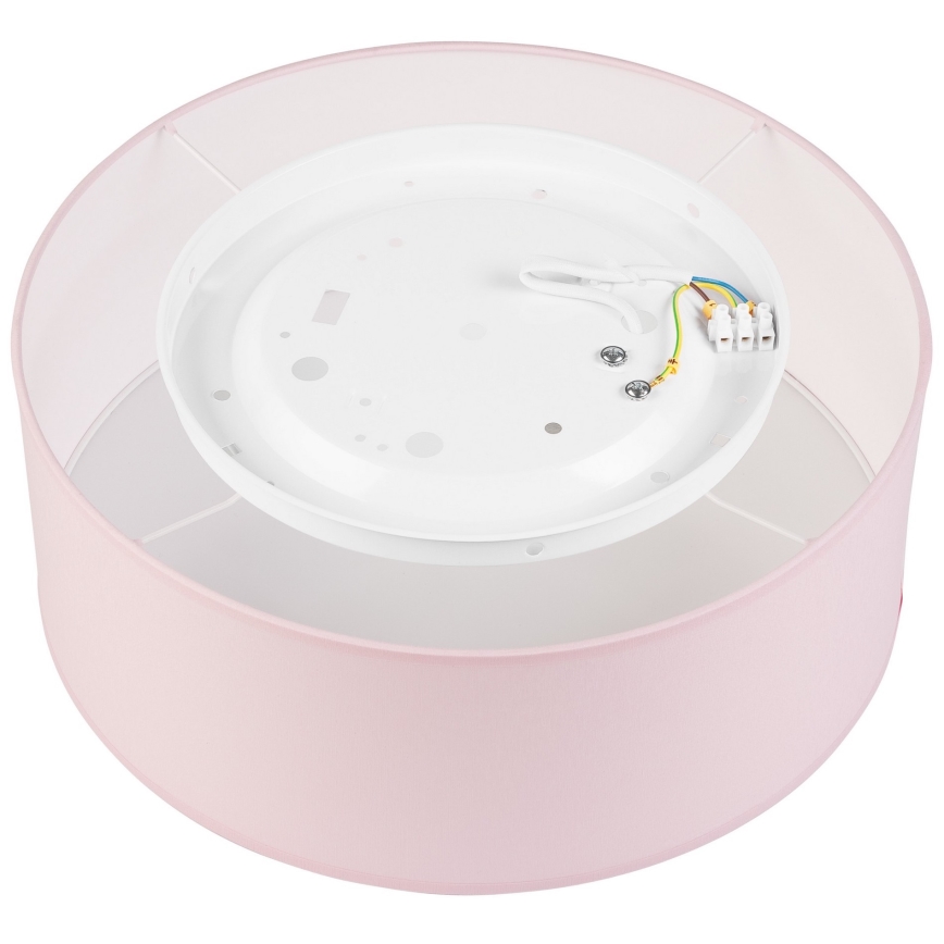 Plafonjera SIRJA PASTEL 1xE27/60W/230V pr. 35 cm roze