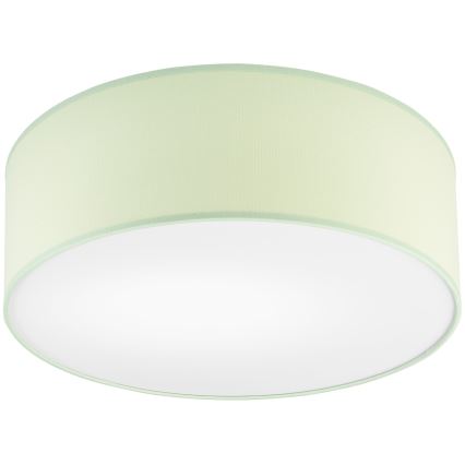 Plafonjera SIRJA PASTEL 1xE27/60W/230V pr. 35 cm zelena